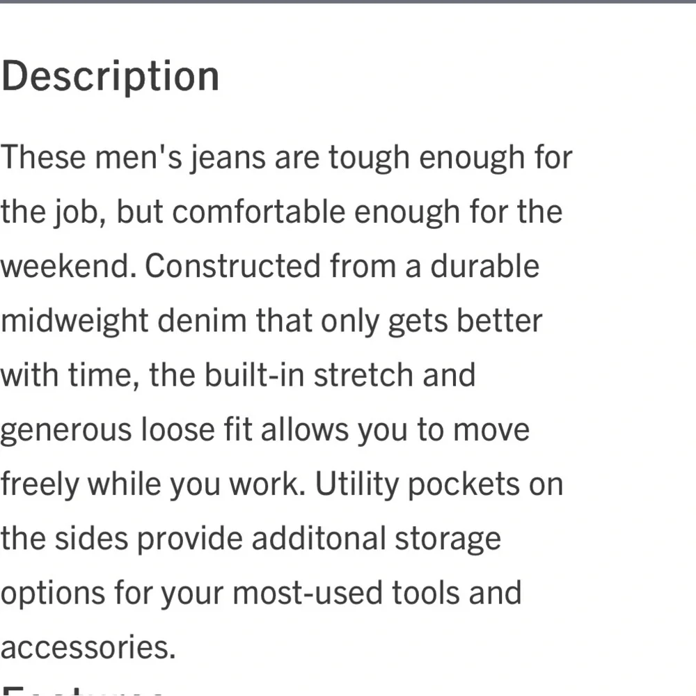 Carhartt Men’s Utility Loose Fit Jeans